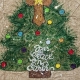 Christmas Tree Fiber Arts Craft