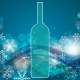 Festive Snow Globe Bottle