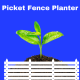 Picket Fence Planter